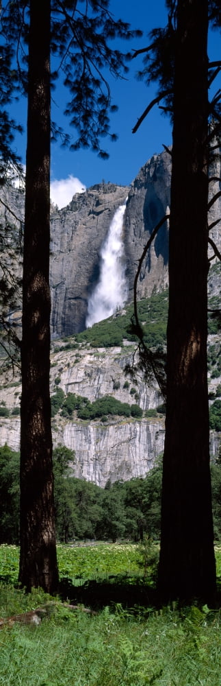 Yosemite Falls Yosemite National Park CA USA Canvas Art - Panoramic Images (36 x 12)