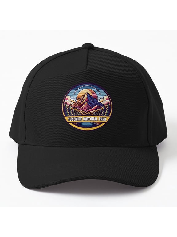 Yosemite Family Vacation Baseball Cap, National Park Mountain Travel Design, Classic Hat