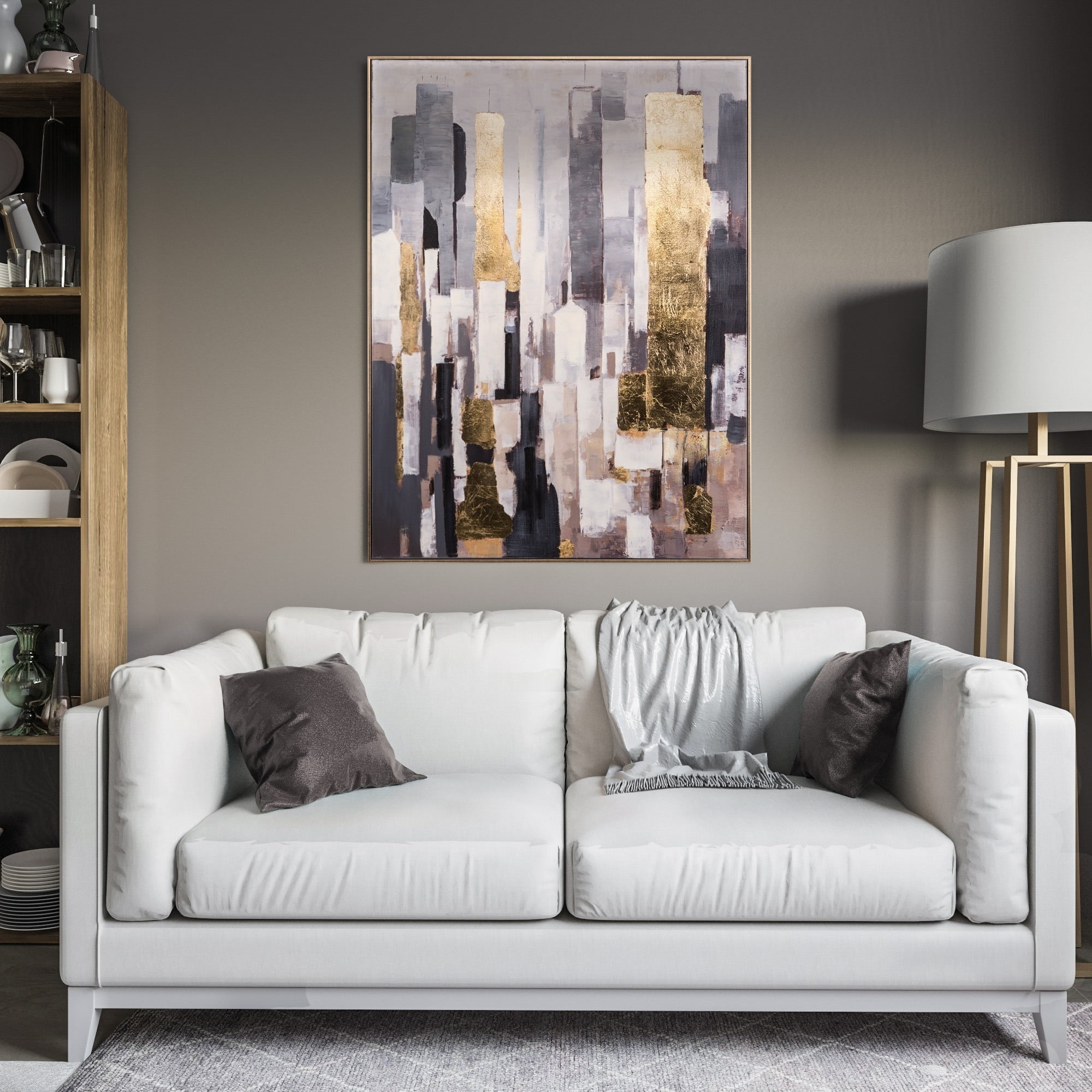 Glimpse into Glory Abstract Acrylic Canvas Artwork