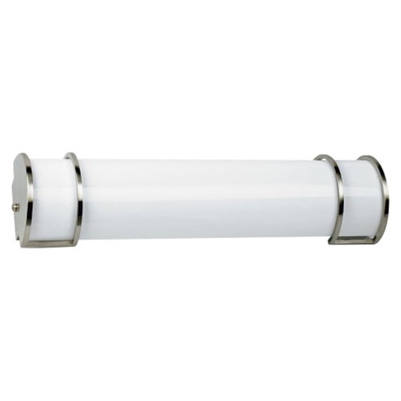Yosemite Home Decor 2 Lights Decorative Fluorescent in Satin Nickel