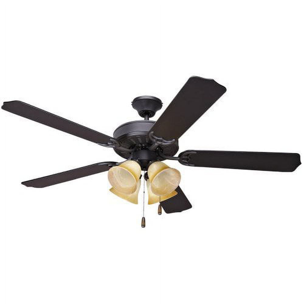 Yosemite Home Decor 5BD52VB-4 Builder 52 in. Indoor Ceiling Fan with ...