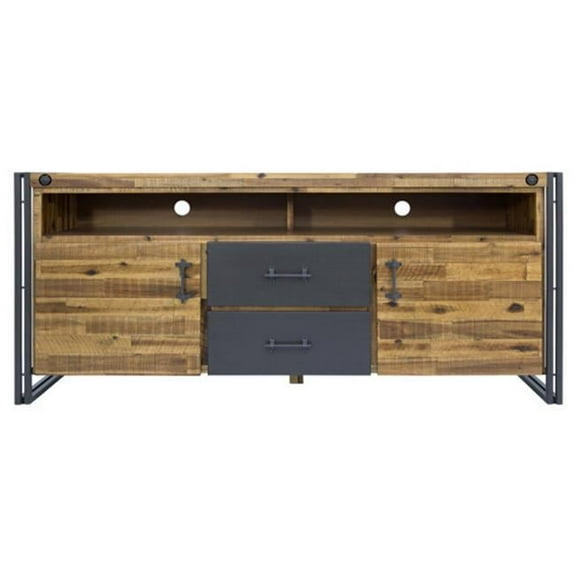 Yosemite Home Decor Austen Wood TV Stand for TVs up to 71" in Natural