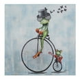 thumbnail image 1 of Yosemite Home Decor "Cyclist" Wood Gallery Wrapped Wall Art in Multi-Color, 1 of 4