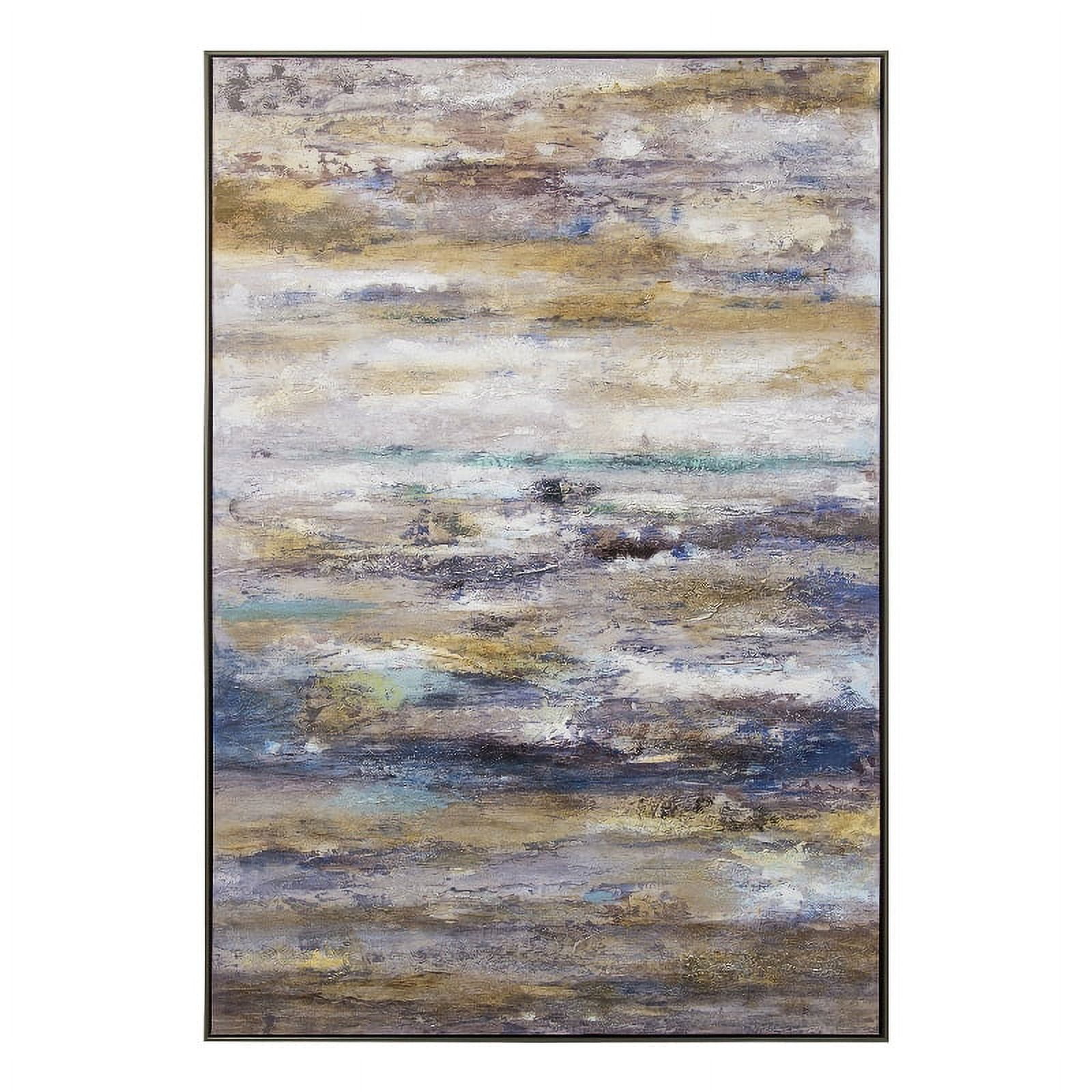Extra Large Multicolor Abstract Landscape Canvas Painting