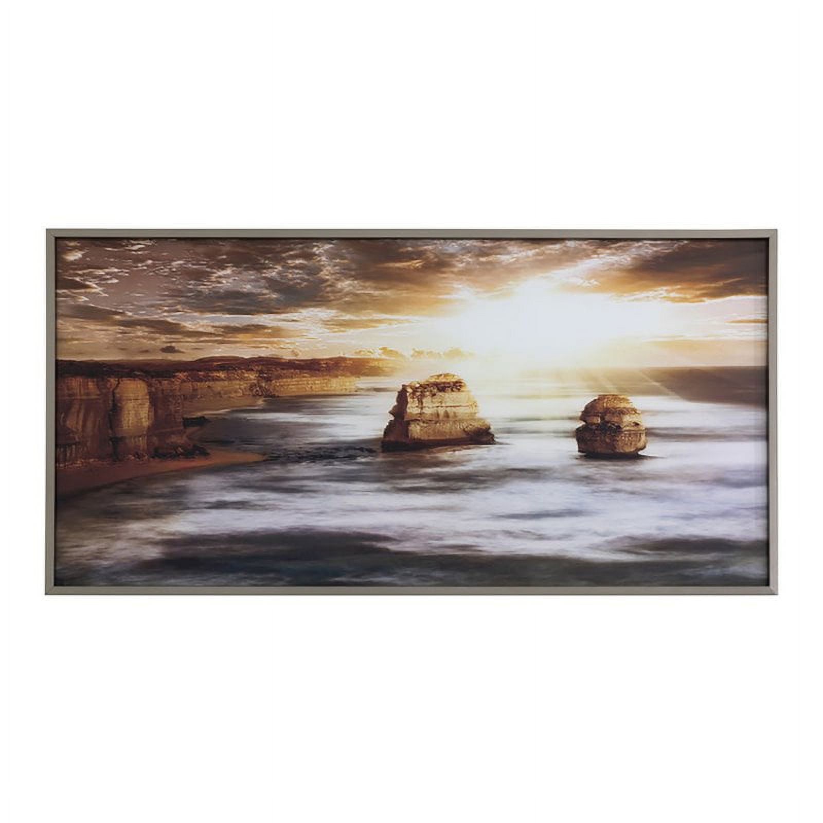 Ethereal Peace Landscape Print with Champagne Frame
