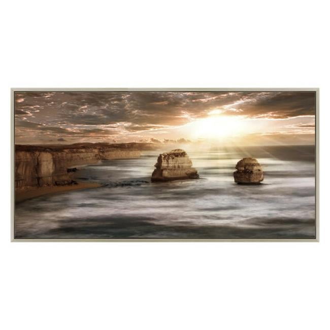 Ethereal Peace Landscape Print with Champagne Frame