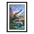 thumbnail image 1 of Yosemite Home Decor 'Everglades' Glass 3D Collage Wall Art in Multi-Color, 1 of 6