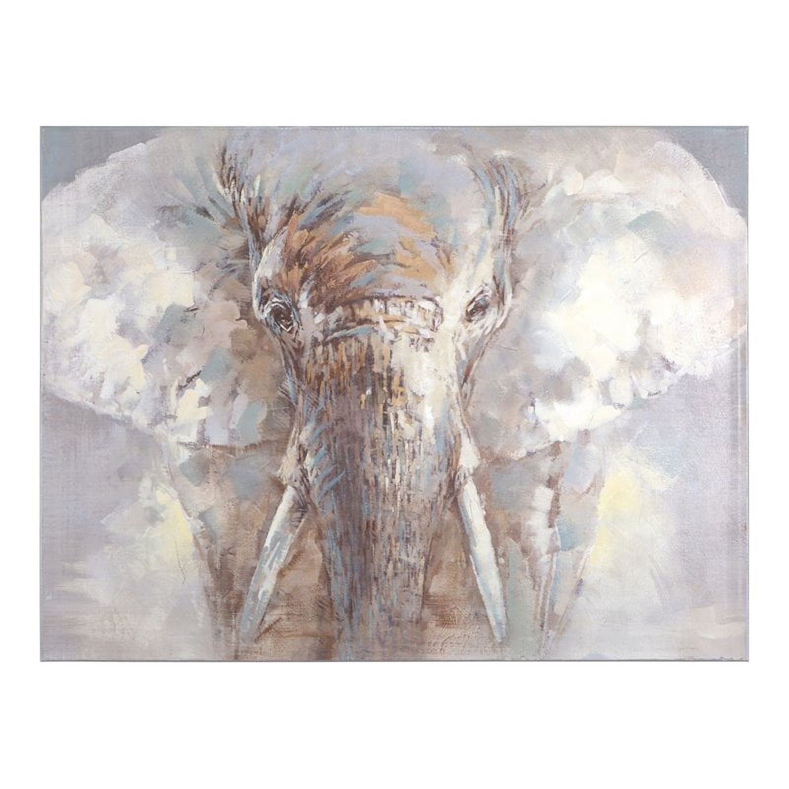 Majestic Elephant Acrylic Painting on Canvas