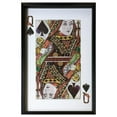 thumbnail image 1 of Yosemite Home Decor "Queen of Spades" Glass Framed 3D Wall Art in Multi-Color, 1 of 3