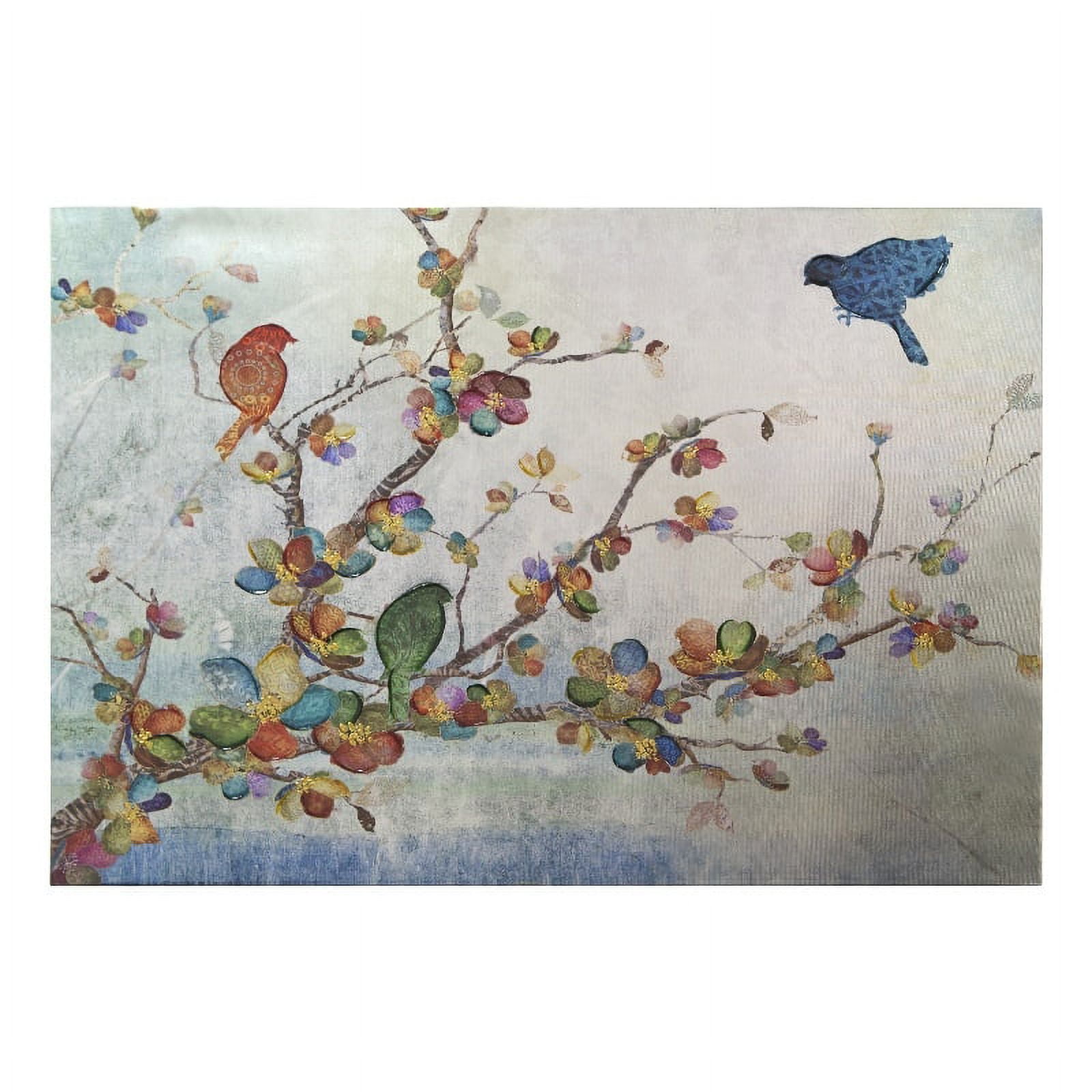 Songs of the Wind Multicolor Acrylic Canvas Wall Art