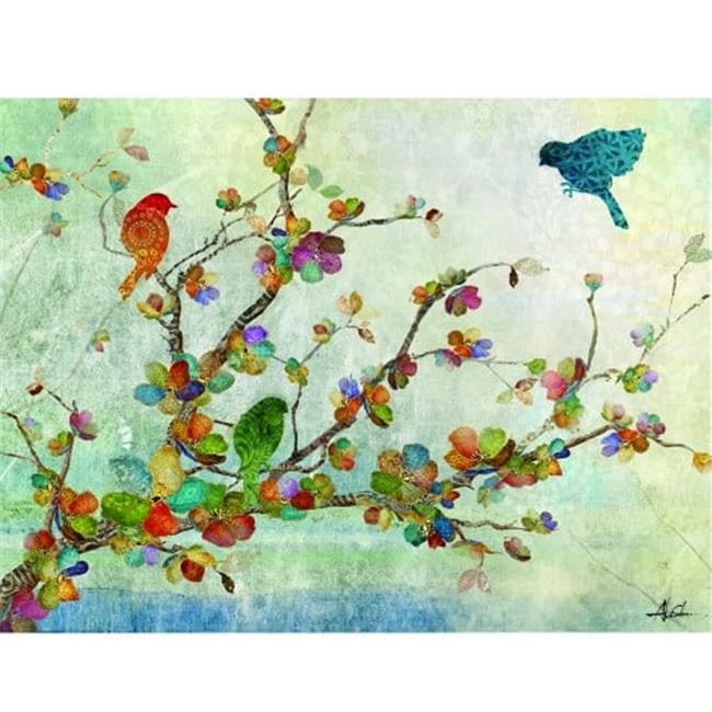 Songs of the Wind Multicolor Acrylic Canvas Wall Art