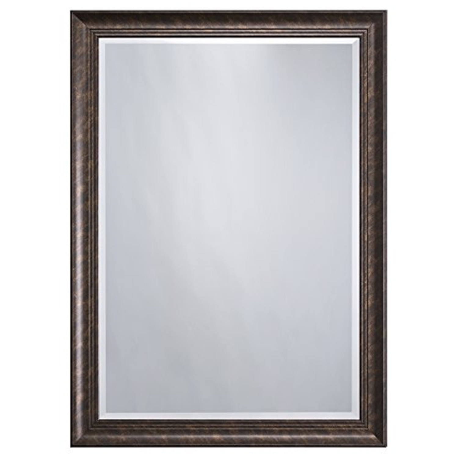 Elegant Rectangular Dark Bronze Framed Mirror 31"x43"