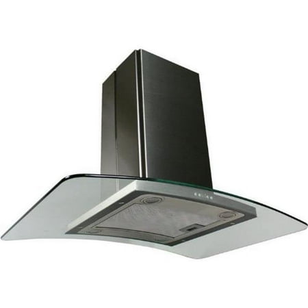 Yosemite MIAH36S Contemporary Series Island Hood with 600 CFM
