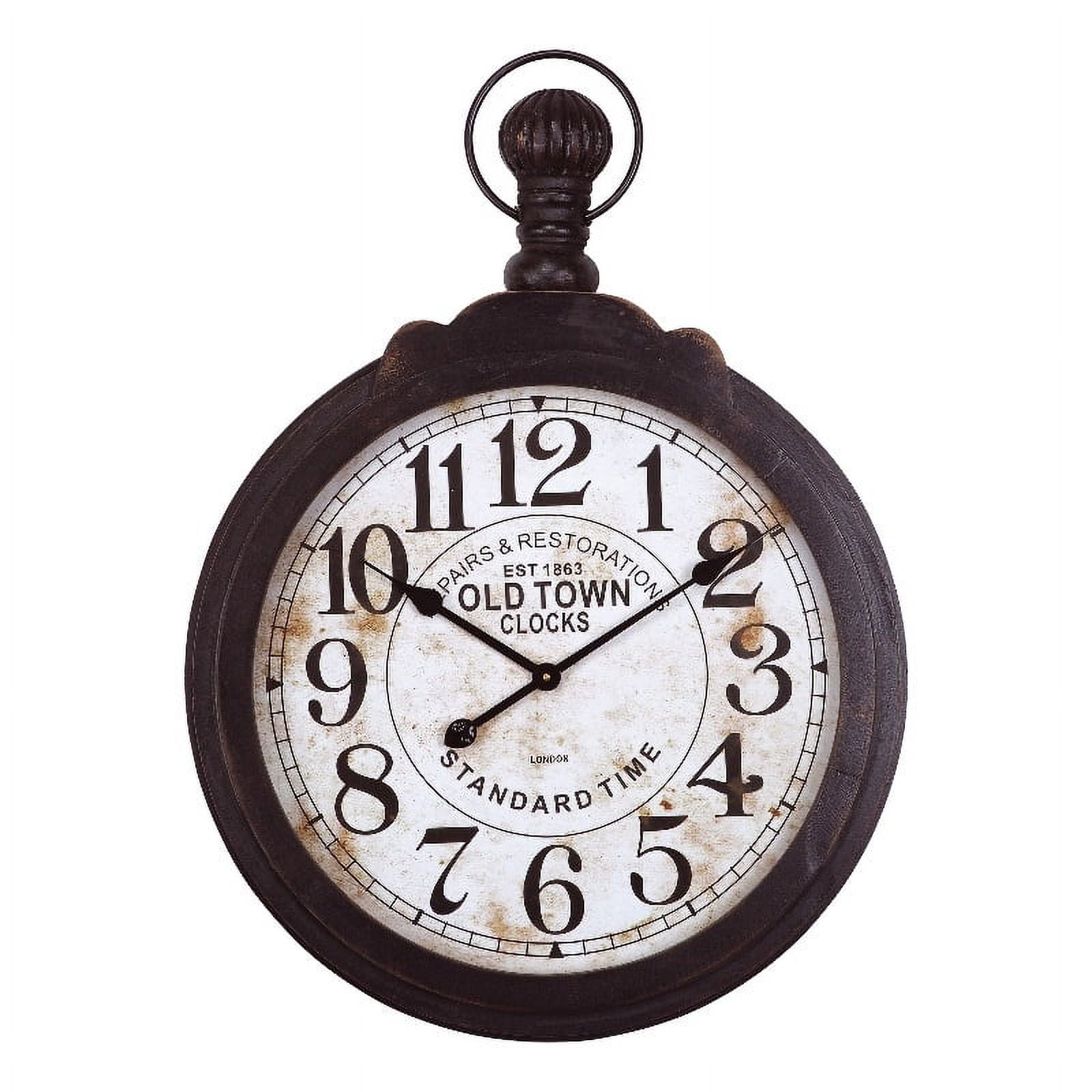 Yosemite Home Decor Old Town Wall Clock