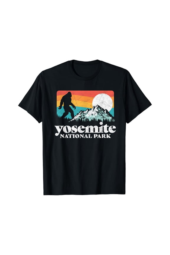 Yosemite National Park Bigfoot Mountains T-Shirt