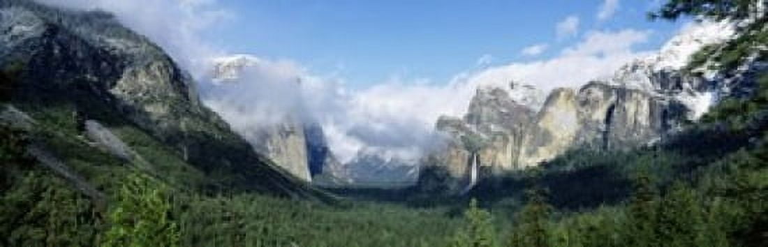 Yosemite National Park CA USA Canvas Art - Panoramic Images (18 x 6)