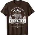 thumbnail image 1 of Yosemite National Park California Bear Vintage Gifts Unisex T-Shirt for Men Women Kids Toddler, 1 of 5