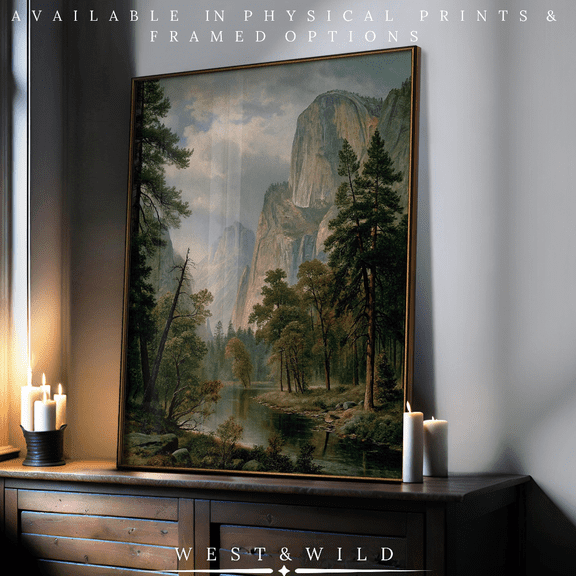Yosemite National Park California Landscape Poster, Poster Home Decor , Poster Print Only