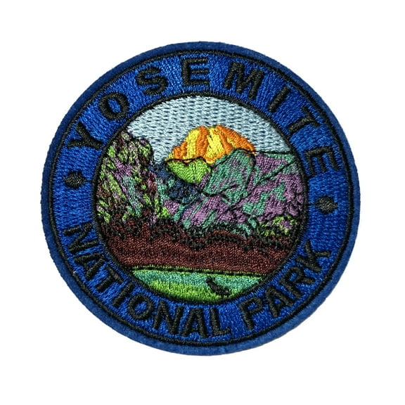 Yosemite National Park Embroidered Patch Iron/Sew-On Applique Travel Souvenir