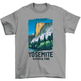 thumbnail image 1 of Yosemite National Park T-Shirt El Capitan Camping Hiking Tee Men Women, 1 of 2