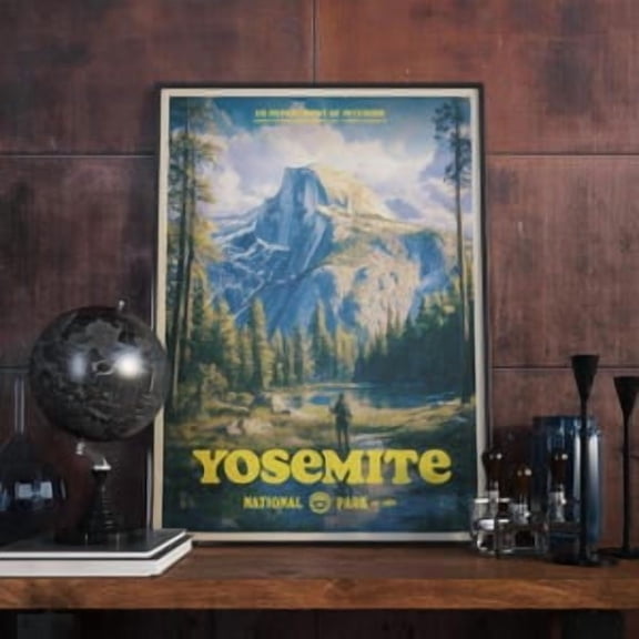 Yosemite National Park Vintage Poster, Poster Home Decor, Poster Only
