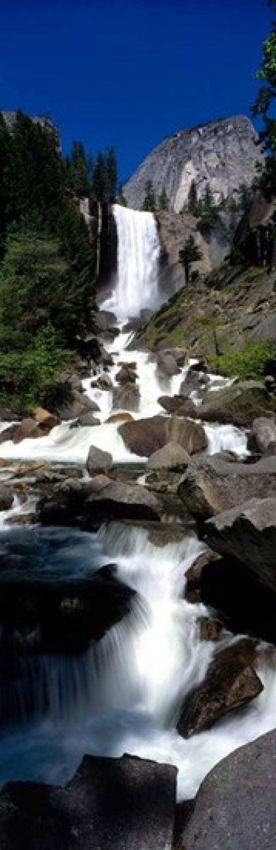 Yosemite Park Vernal Falls California Canvas Art - Panoramic Images (12 x 37)