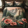 Yosemite Pink Bloom - 3-Piece Quilted Bedding Set - Walmart.com