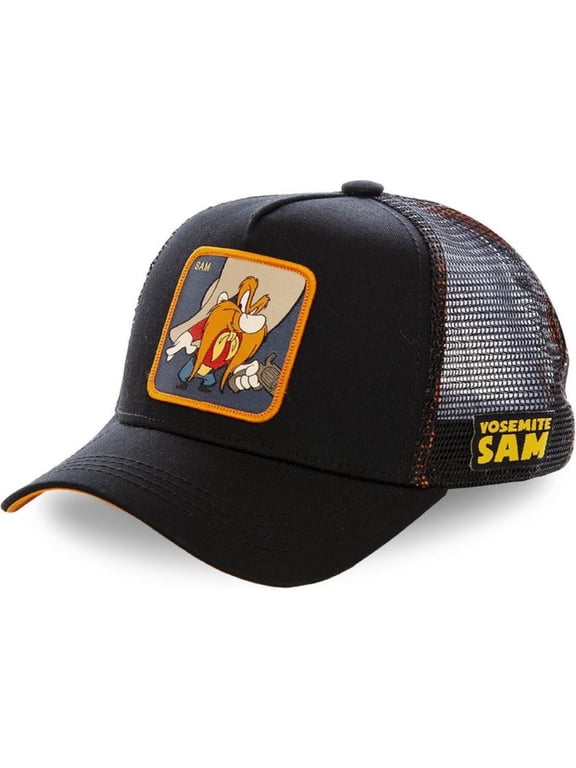 Yosemite Sam Adjustable Black Snapback Baseball Cap Hat