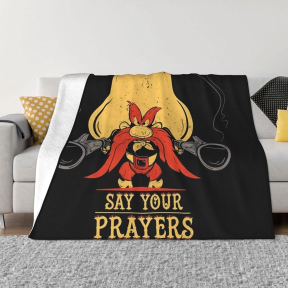 Yosemite-Sam Blanket, Ultra Soft Throw Blankets, Comfy Flannel Throw Blanket For Sofa Couch Bedroom Living Rooms Warm All Season Home Decor, For Adults, Kids And Teens 40"X30"