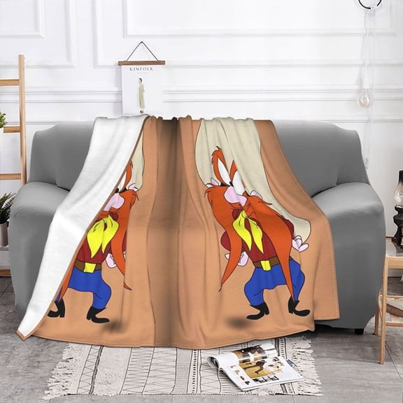 Yosemite-Sam Blanket, Ultra Soft Throw Blankets, Comfy Flannel Throw Blanket For Sofa Couch Bedroom Living Rooms Warm All Season Home Decor, For Adults, Kids And Teens 40"X30"