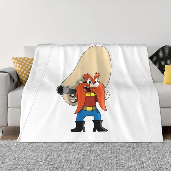 Yosemite-Sam Blanket, Ultra Soft Throw Blankets, Comfy Flannel Throw Blanket For Sofa Couch Bedroom Living Rooms Warm All Season Home Decor, For Adults, Kids And Teens 40"X30"