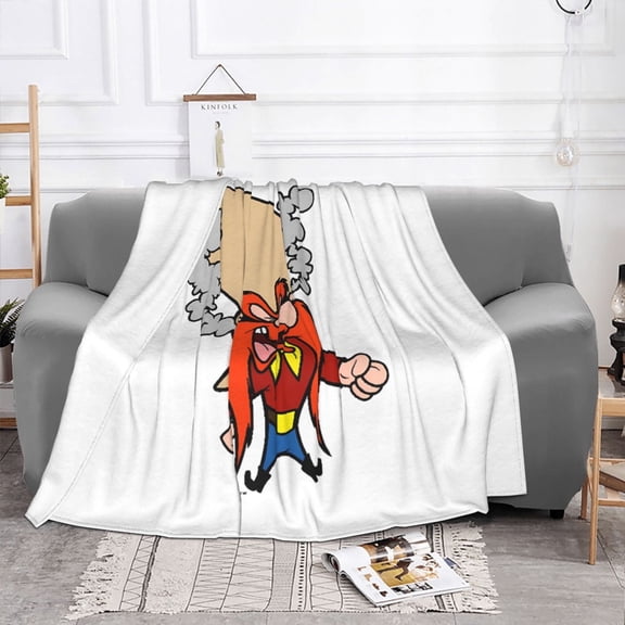 Yosemite-Sam Blanket, Ultra Soft Throw Blankets, Comfy Flannel Throw Blanket For Sofa Couch Bedroom Living Rooms Warm All Season Home Decor, For Adults, Kids And Teens 40"X30"
