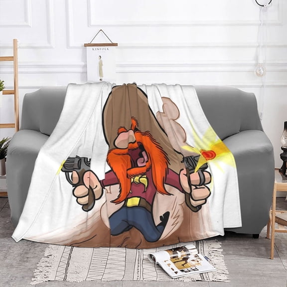 Yosemite-Sam Blanket, Ultra Soft Throw Blankets, Comfy Flannel Throw Blanket For Sofa Couch Bedroom Living Rooms Warm All Season Home Decor, For Adults, Kids And Teens 40"X30"