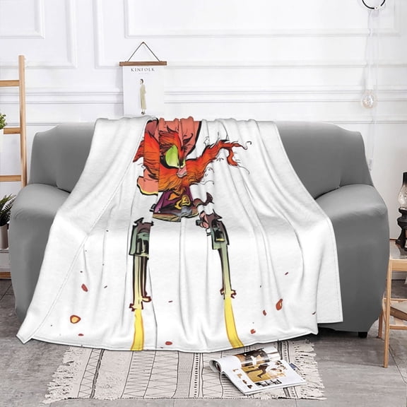 Yosemite-Sam Blanket, Ultra Soft Throw Blankets, Comfy Flannel Throw Blanket For Sofa Couch Bedroom Living Rooms Warm All Season Home Decor, For Adults, Kids And Teens 40"X30"