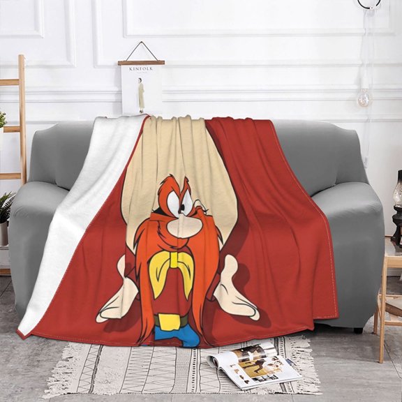 Yosemite-Sam Blanket, Ultra Soft Throw Blankets, Comfy Flannel Throw Blanket For Sofa Couch Bedroom Living Rooms Warm All Season Home Decor, For Adults, Kids And Teens 40"X30"