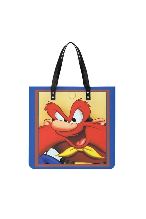 Yosemite-Sam Handbag, Casual PU Leather Tote Bag, Shoulder Handbags with Top Magnetic Snap Closure For Girl Ladies Women Travel Shopping