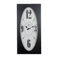 thumbnail image 1 of Yosemite Speakeasy Spokes Wood Wall Clock in Black and White Finish, 1 of 3