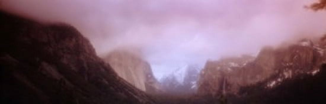 Yosemite Valley CA USA Canvas Art - Panoramic Images (18 x 6)