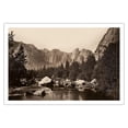 thumbnail image 1 of Yosemite Valley National Park California - B&W Photograph by Carleton E. Watkins c.1865 - Fine Art Matte Paper Print (Unframed) 30x44in, 1 of 4