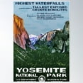 thumbnail image 1 of Yosemite Vintage Travel Poster Wall Art, Modern Wall Decor For Living Room Bedroom, 24x36 UNFRAMED, 1 of 3