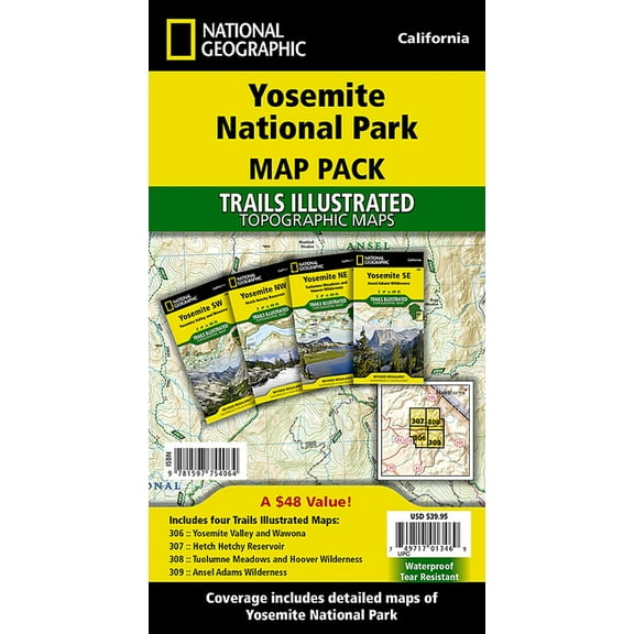 Yosemite national park [map pack bundle]: 9781597754064