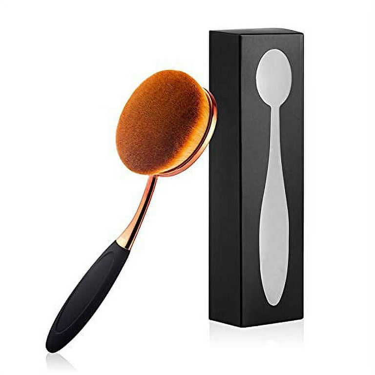 1pc Toothbrush Design Foundation Brush Oval makeup brushes Fast Flawless  Application Liquid Cream Powder Foundation