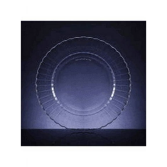 Yoshi Clear Plastic Scalloped 9" Plates 18 count