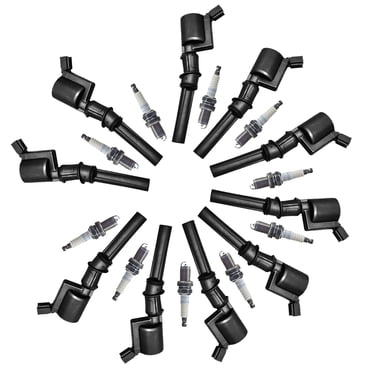 Lifetime Warranty! 10-Pack Ignition Coils Fit Ford 4.6L 5.4L V8 & 6.8L V10 – F7TZ-012029BA, DG508 Replacement