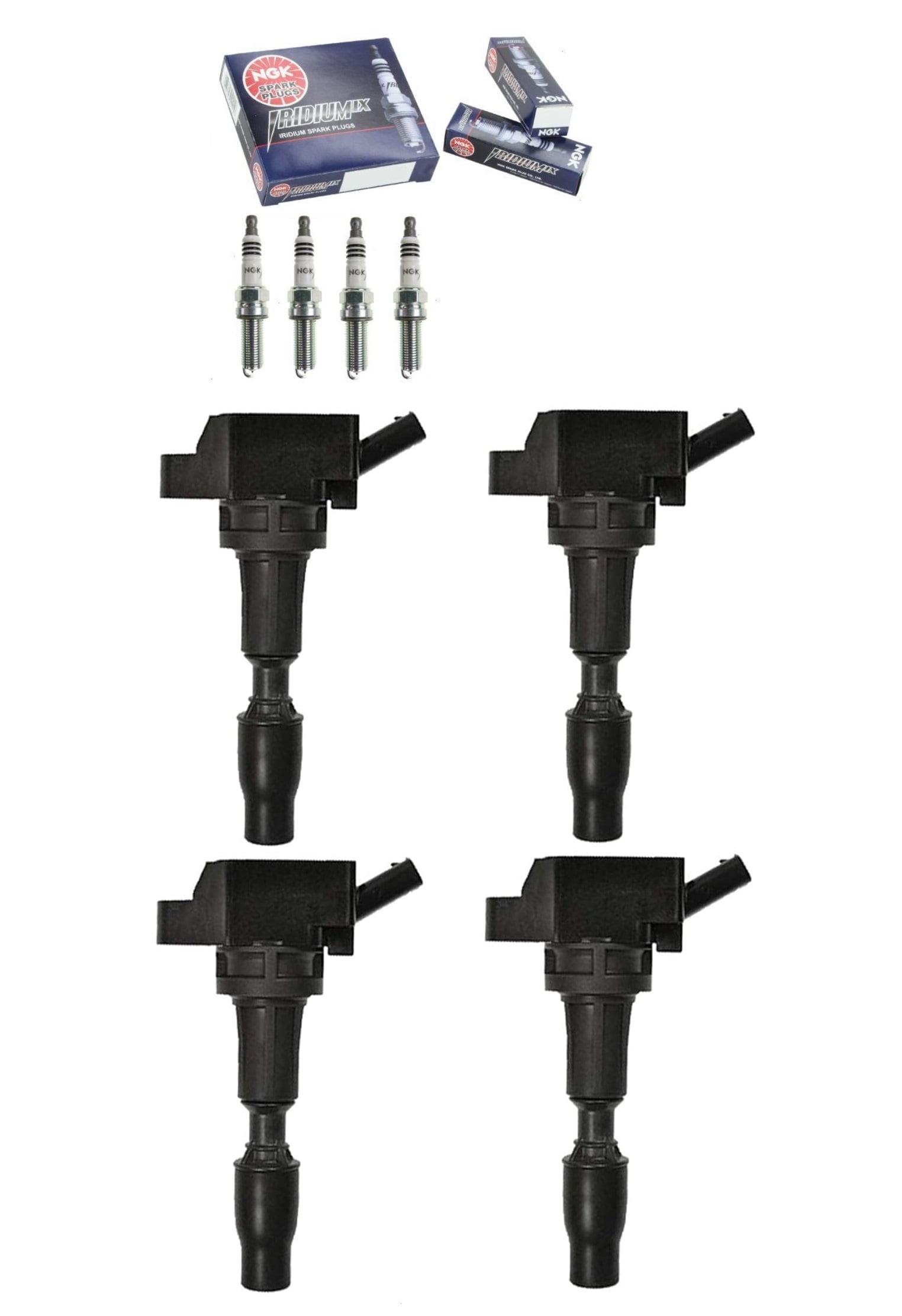 Ignition Coil UF764 4 For 2L 2.4L Sonata Santa Fe Optima