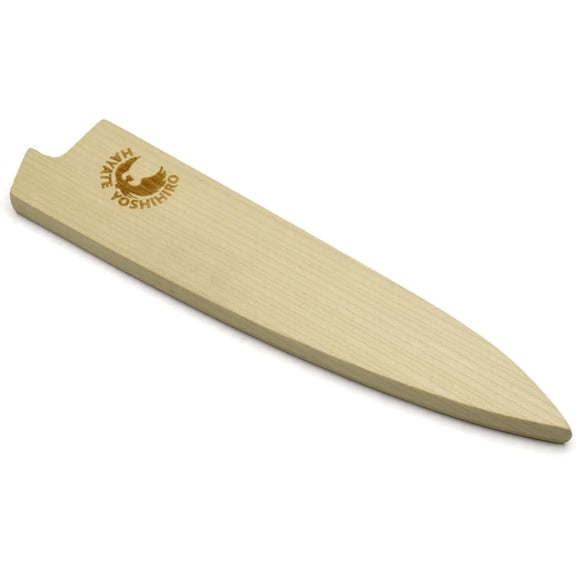 Yoshihiro Magnetic Oak Wooden Blade Protector Saya Cover for Petty Utility Knife (6" (150mm))