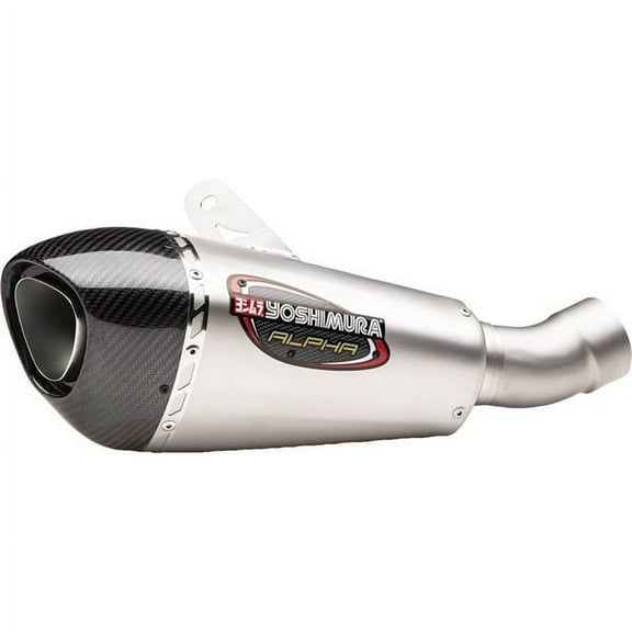 Yoshimura Alpha T Stainless Slip-On Exhaust with Stainless Muffler KTM 390 Duke | RC390 2017-2020