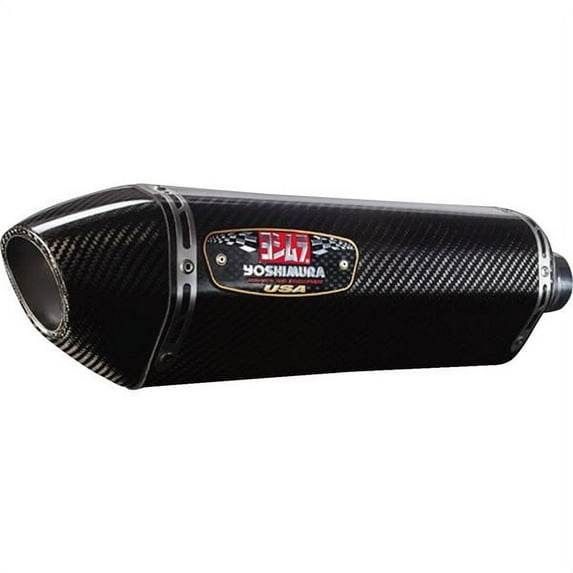 Yoshimura R-77 Carbon/Stainless Street Series Slip-On Exhaust Muffler (1126202)