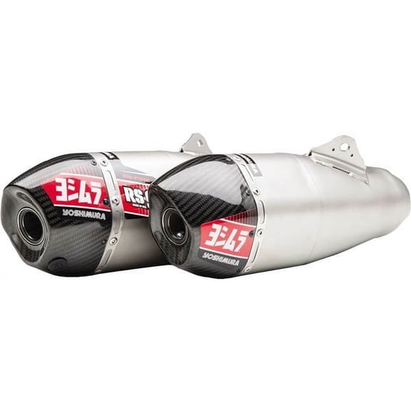 Yoshimura RS-9T Dual Stainless/Carbon Exhaust System '18-21 CRF250R/'19-21 CRF250RX (22843AR520)