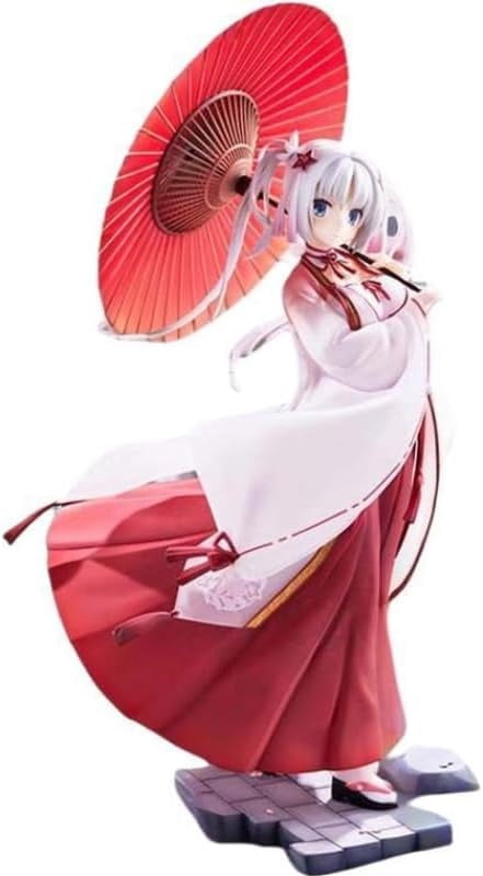 Yoshino Figure, Kimono Umbrella Yoshino Replacement Face Anime Figures 27cm/10.6inch PVC Characters Handicrafts Souvenirs for Anime Fans Gifts